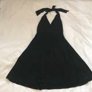 Calvin Klein Black Haltertop Monroe style dress